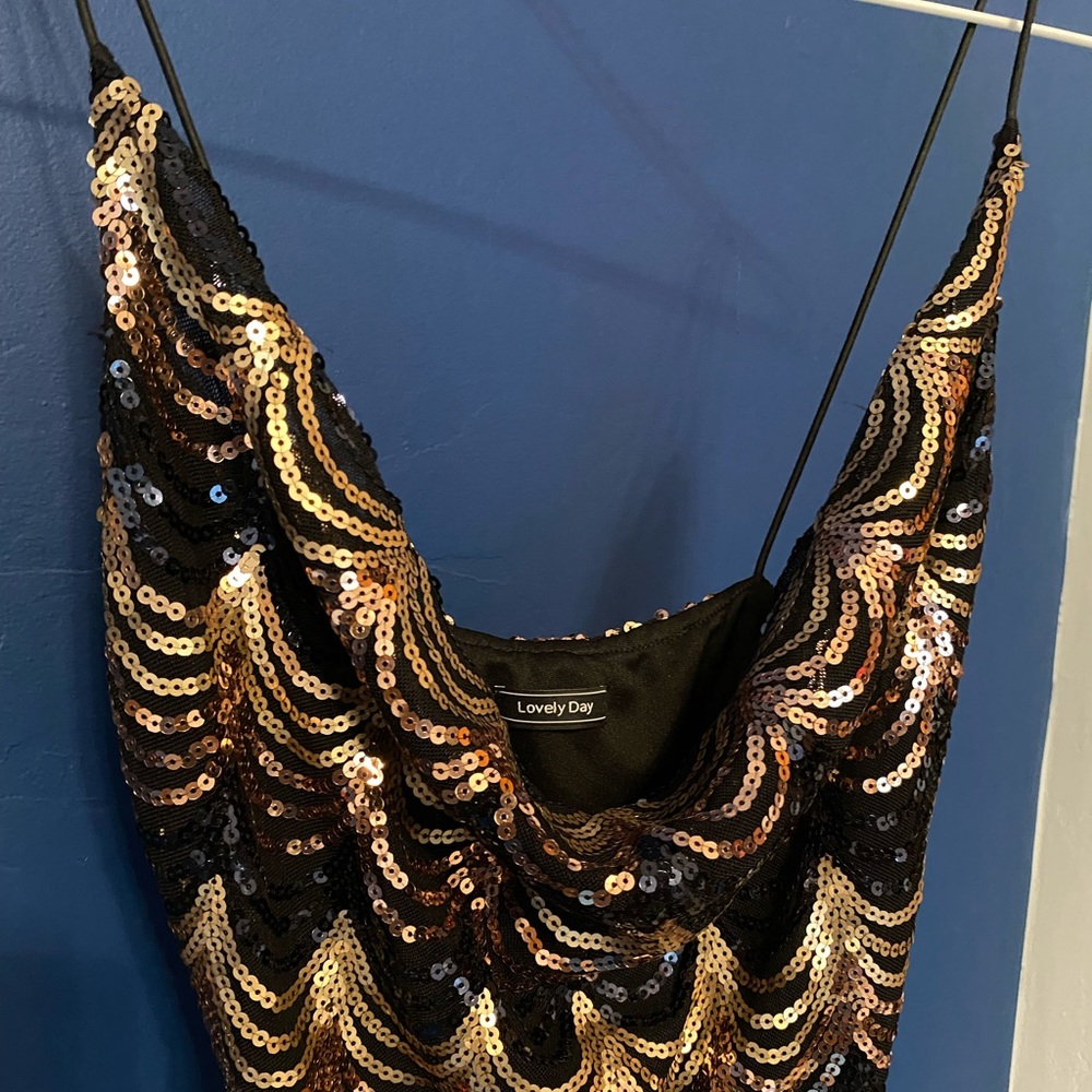 Sequin mini dress
